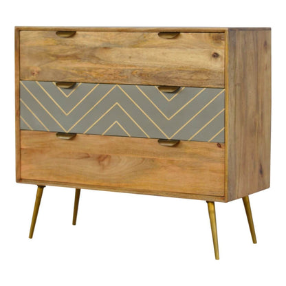 Cement & Brass Inlay Chest