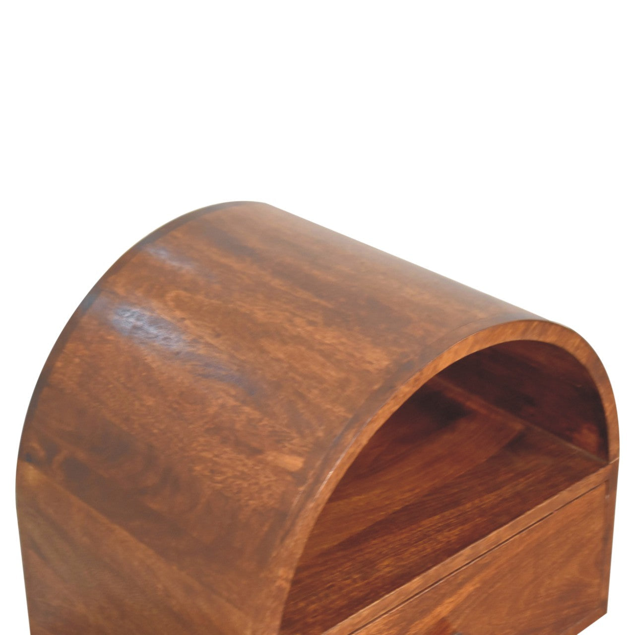 Mango wood bedside table