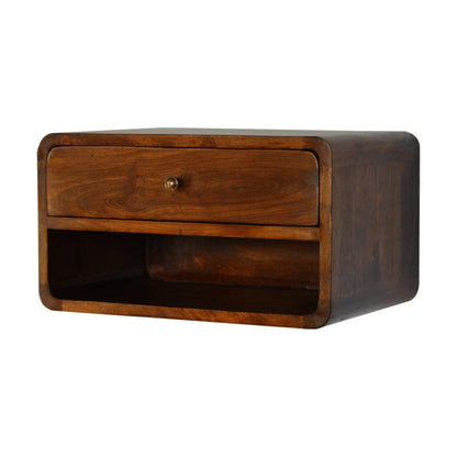 Floating bedside Table, Mango Wood