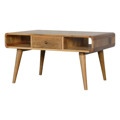 Coffee Table Mango Wood Oak Finish