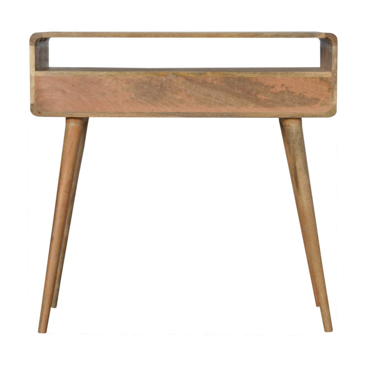 Mango Wood Console Table in Oak Finish