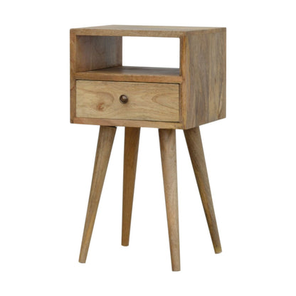 Small Mango Wood Bedside Table