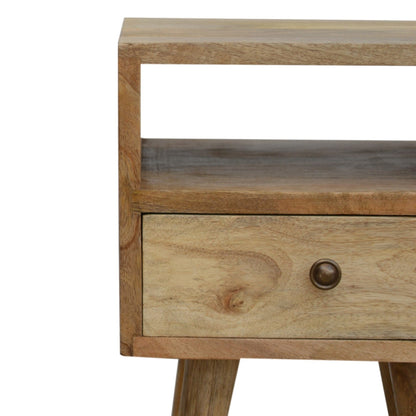 Small Mango Wood Bedside Table