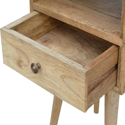 Small Mango Wood Bedside Table