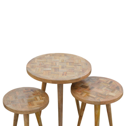 Patchwork Nest of Tables