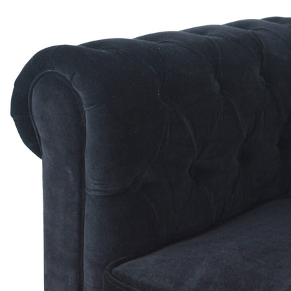 Black Chesterfield Sofa