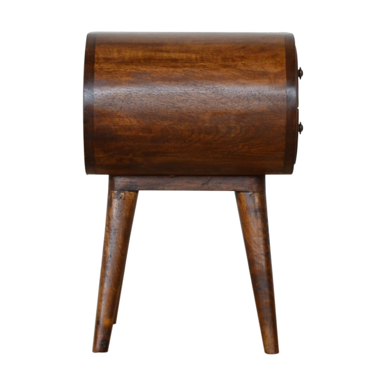 Mango Wood Chestnut Finish Bedside Table