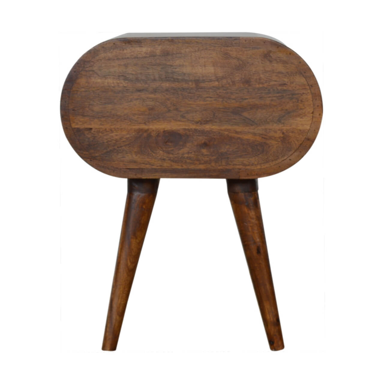 Mango Wood Chestnut Finish Bedside Table