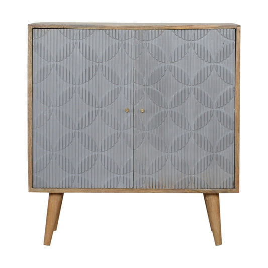 Milan Wooden Grey Cabinet