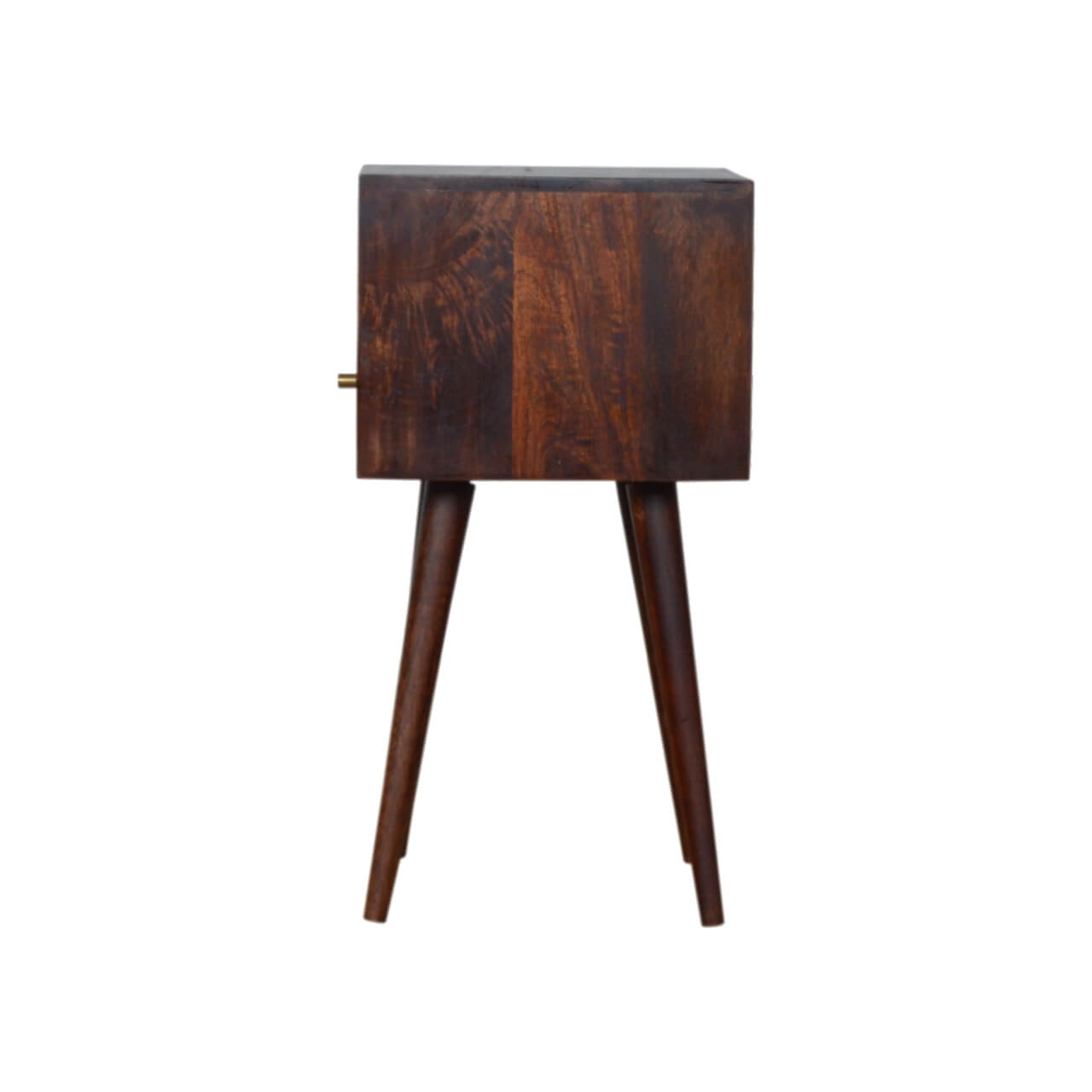 Cherry finish mango wood bedside table