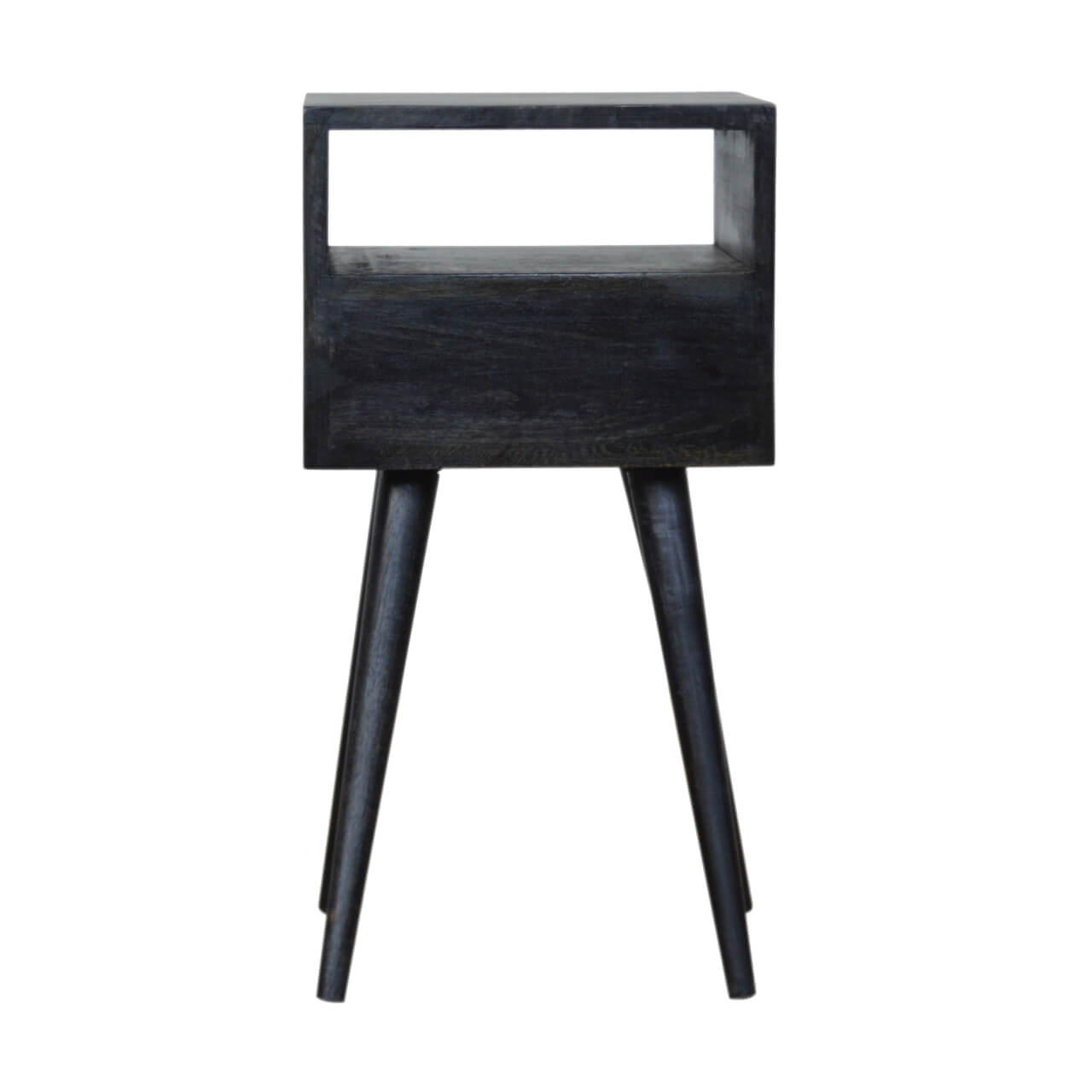 Ash Black Mango Wood Bedside Table