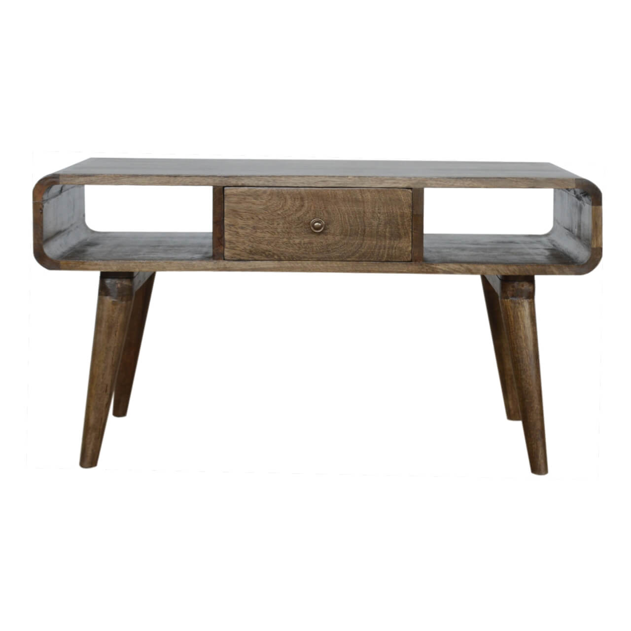 Grey wash console table mango wood