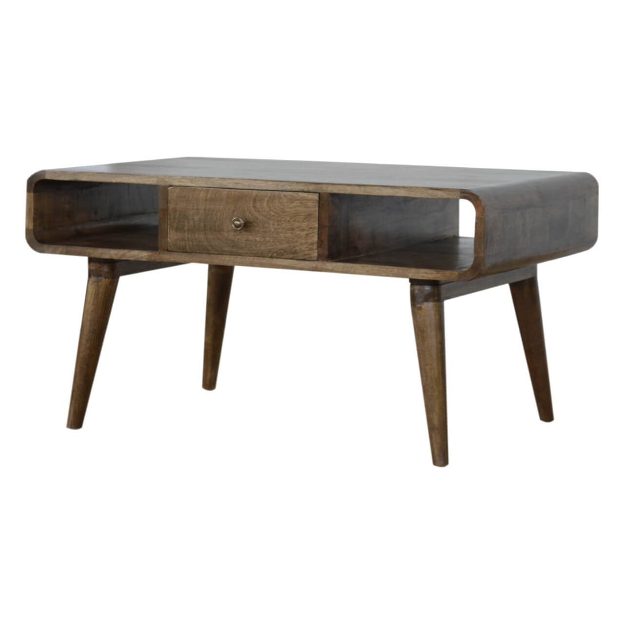 Grey wash console table mango wood