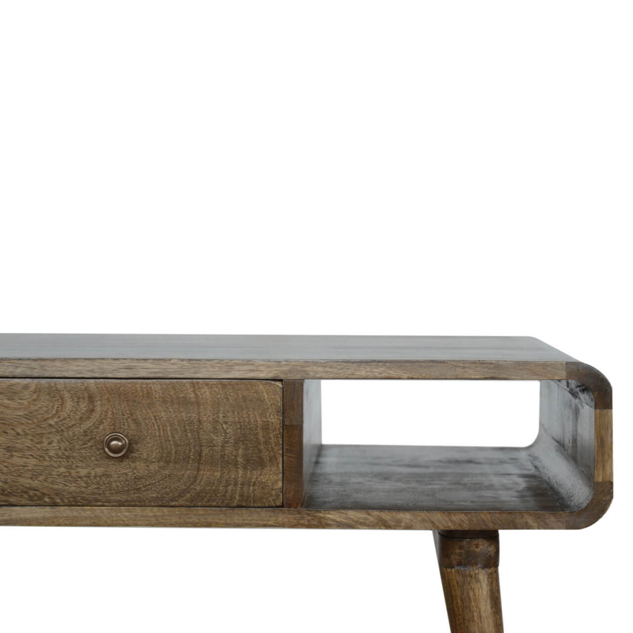 Grey wash console table mango wood