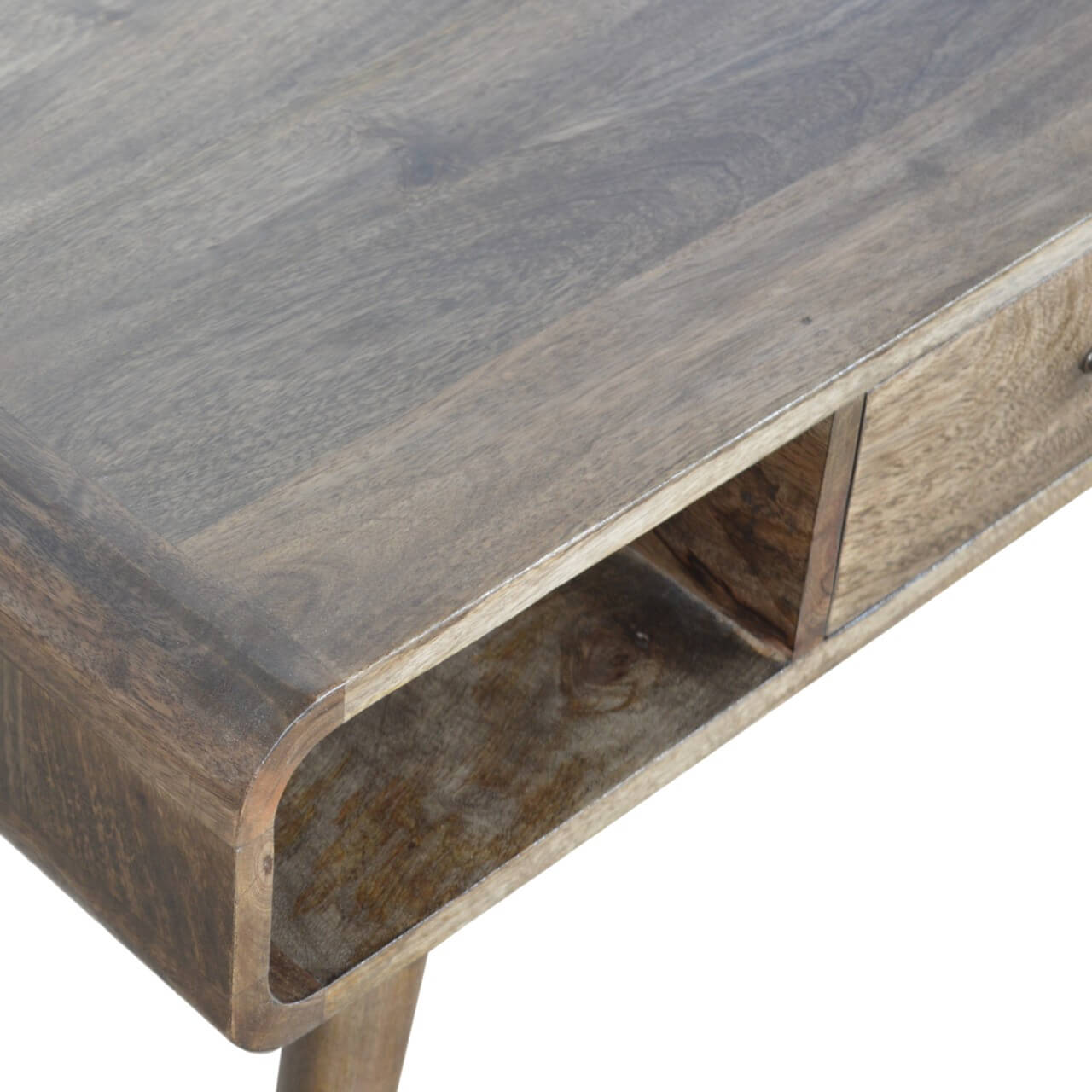 Grey wash console table mango wood