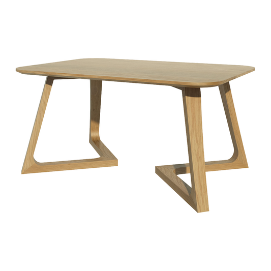 Scandic V - Medium Coffee Table, Oak Wood