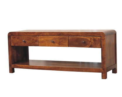 Tv unit made from mango wood