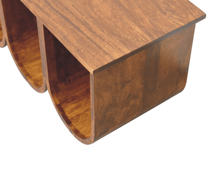 Ariena Coffee Table, Chestnut