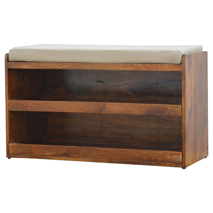 She storage bench mango wood