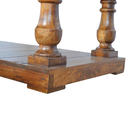 https://www.artisanfurniture.net/square-solid-wood-turned-leg-country-coffee-table/